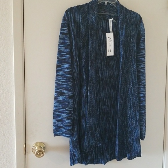 NY Collection Sweaters - Bnwt blue open cardigan from NY Collection